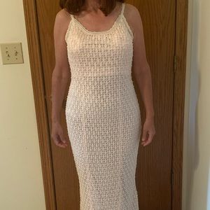 Vintage pearl bread pink dress